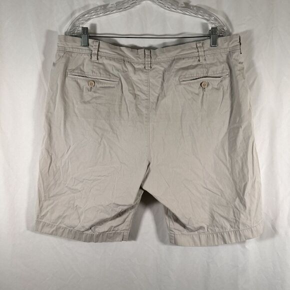 J. Crew Chino Shorts 38 Khaki Pockets Button Zip 10" Inseam 100% Cotton - Picture 8 of 11